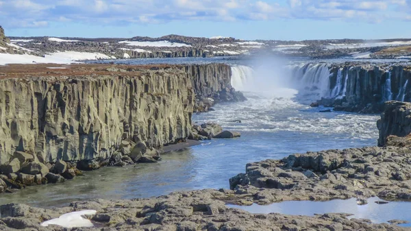 Cachoeira Dettifoss na Islândia — Fotografia de Stock