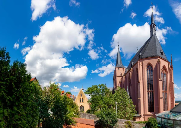 Historiska Catherines Church Oppenheim Tyskland — Stockfoto