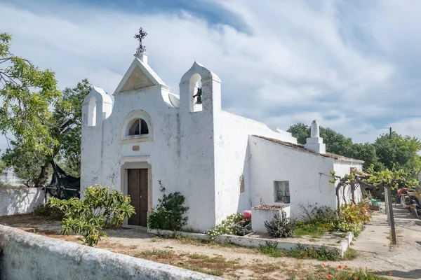 Okouzlující Kostel Alcantarilha Pro Patron Saint Sebastiao Portugalsko — Stock fotografie