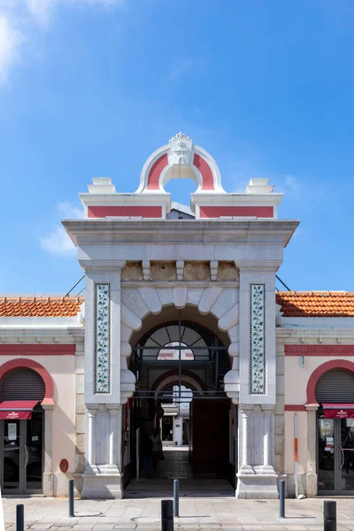 Moorish Architectural Facade Traditional Market Loule Algarve Portugal — Stock Photo, Image