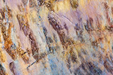 Bir inşaat çukurunda kilin ayrıntılı arkaplanı