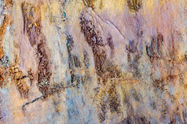 Bir inşaat çukurunda kilin ayrıntılı arkaplanı