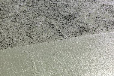 İnşaat alanının temiz beton tabakası