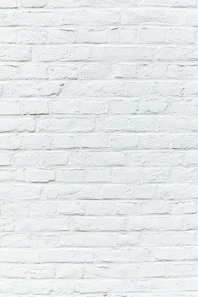 Parede Tijolo Branco Velho Pintado Branco Como Fundo Harmônico — Fotografia de Stock