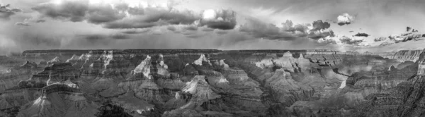 Panorama Panoramico Del Grande Canyon Sul Bordo Sud — Foto Stock