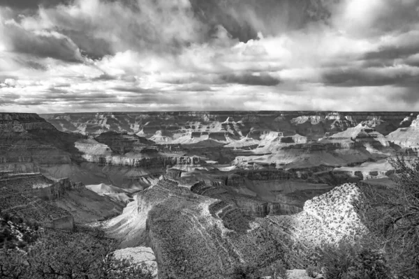 Vista Panorâmica Para Grand Canyon Pôr Sol — Fotografia de Stock