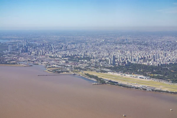 Buenos Aires Kirlilik Sorunlarıyla Dünyanın Büyük Megacitelerinden Biri — Stok fotoğraf