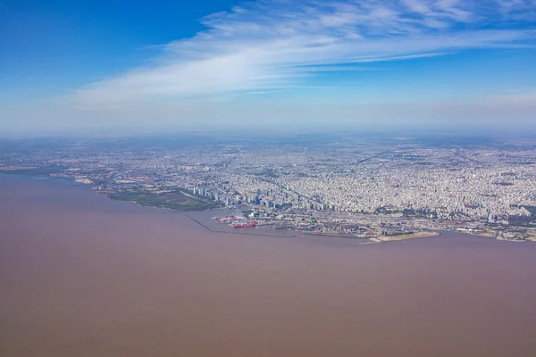 Buenos Aires Világ Egyik Legnagyobb Megavárosa Szennyezési Problémákkal — Stock Fotó