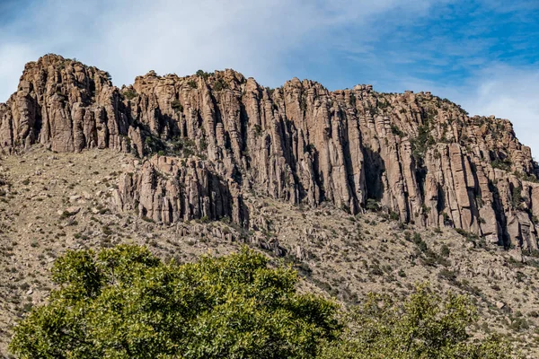 Rochas Cênicas Parque Nacional Chiricahua Arizona Eua — Fotografia de Stock