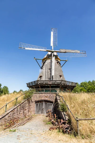 Scenic Old Wind Mill Rural Landscape — Stock Photo, Image