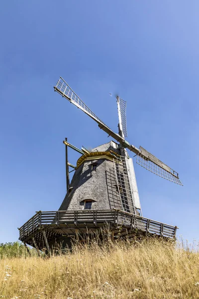 Scenic Old Wind Mill Rural Landscape — Stock Photo, Image