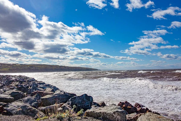 Arisaigleuchtturm Liverpool Neuschottland Kanada — Stockfoto