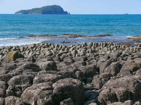 Γραφική Διαδρομή Pauanui Βρόχο Στην Ακτή Της Νέας Ζηλανδίας — Φωτογραφία Αρχείου