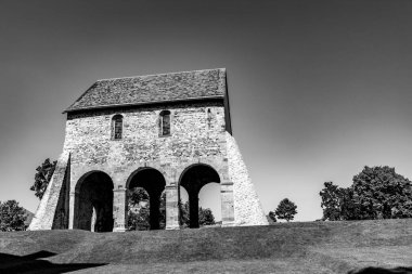 Hesse, Almanya 'da Reichsabtei Lorsch adlı Lorsch İmparatorluk Manastırı kalıntıları.