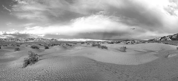 Belos Apartamentos Mesquite Deserto Vale Morte Luz Pôr Sol — Fotografia de Stock