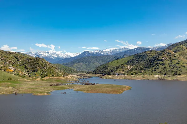 Lago Cênico Kaweah Três Rios Entrada Parque Nacional Sequoia Eua — Fotografia de Stock