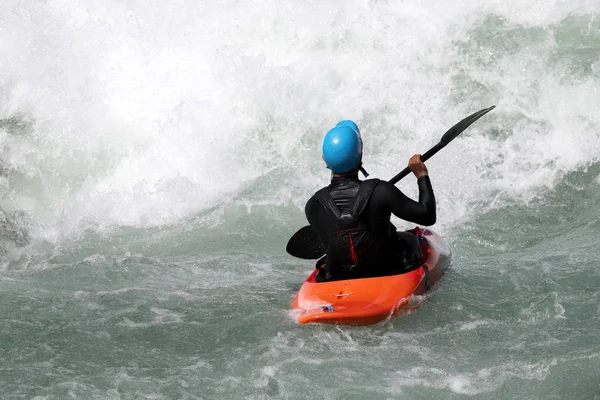 White Water Kayaking Rapids River Yosino Koboke Canyon Japan — Stock Photo, Image