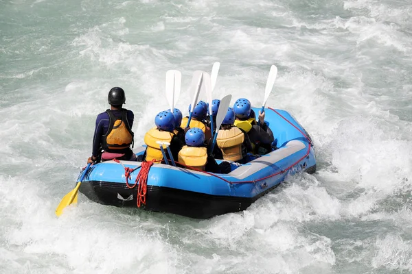 Rafting Aguas Bravas Los Rápidos Del Río Yosino Koboke Canyon — Foto de Stock