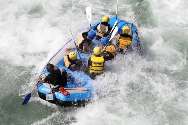 Koboke Tokusima Japonia Sierpień 2018 Biała Woda Rafting Kaskady Rzeki — Zdjęcie stockowe