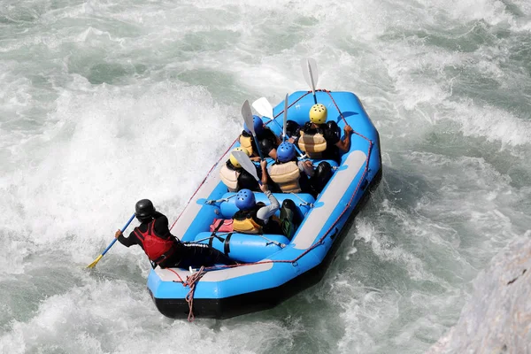 Rafting Aguas Bravas Los Rápidos Del Río Yosino Japón — Foto de Stock