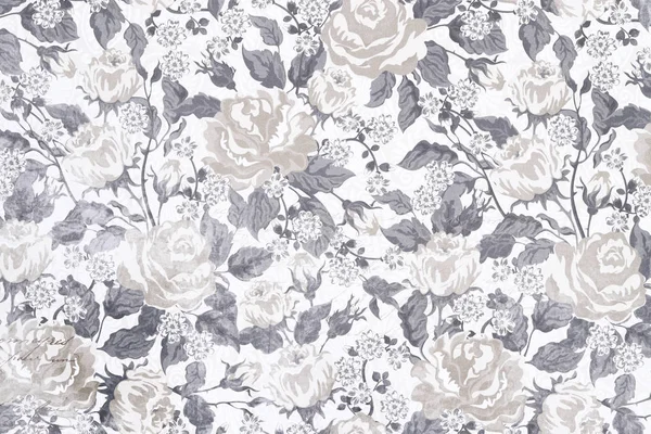 Floral Vintage Seamless Pattern Background Wallpaper Pastel Colored Flowers — Stock Photo, Image