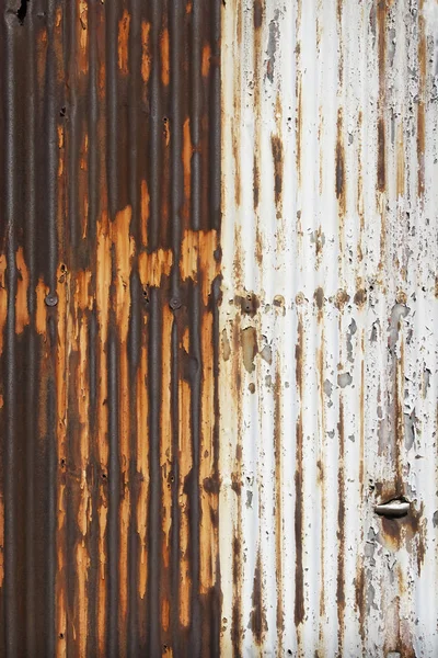 Old Rusty Grunge Corrugated Iron Texture Background — Stock Photo, Image