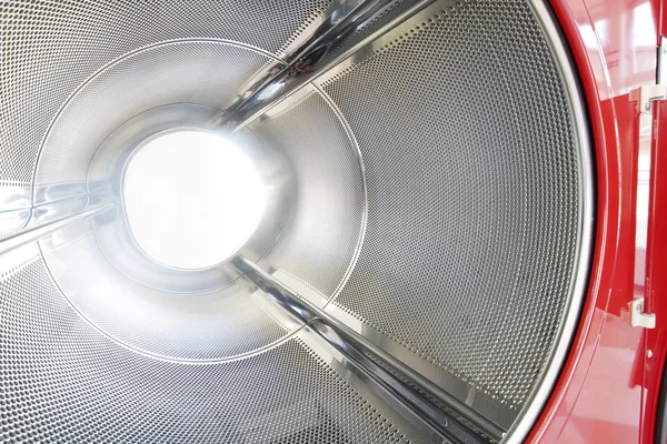 Close Industrial Laundry Machine Public Laundromat — Stock Photo, Image