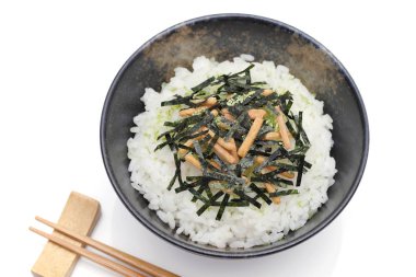 Ochazuke - Japon mutfağı, nori ile chazuke ve aperatif