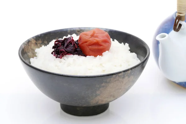 Ochazuke Japán Konyha Chazuke Umeboshi Shiso — Stock Fotó