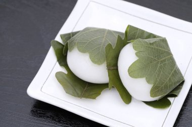 Japon şekerlemesi, Kashiwa Mochi geleneksel tatlı imaj için