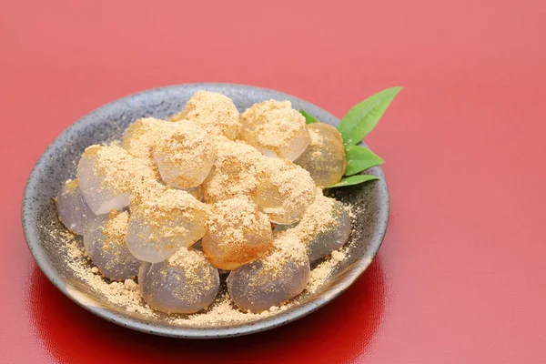 Confiserie Japonaise Confiseries Traditionnelles Warabi Mochi — Photo