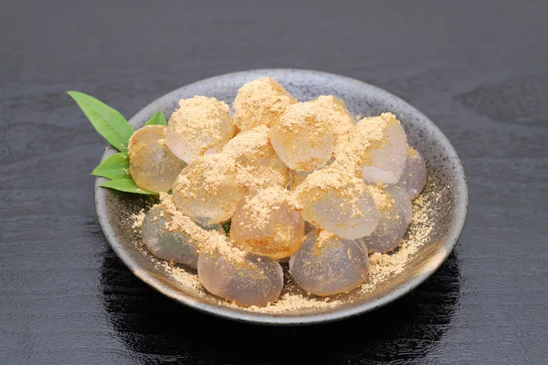 Confiserie Japonaise Confiseries Traditionnelles Warabi Mochi — Photo