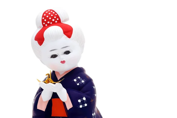 Traditionelle Japanische Hakata Mädchen Puppe — Stockfoto
