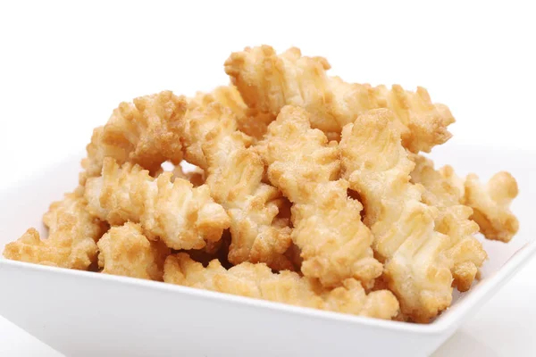 Comida Tradicional Japonesa Galletas Fritas Nejirinbo —  Fotos de Stock