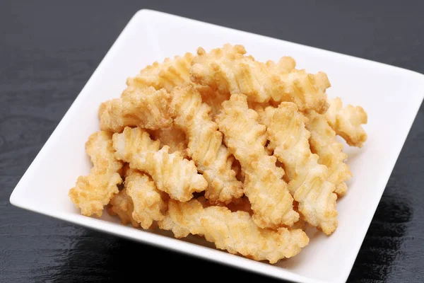 Snack Tradizionale Giapponese Biscotti Fritti Nejirinbo — Foto Stock