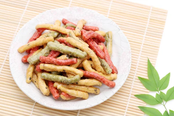 Traditional Japanese Snack Food Karinto Fried Cookies — Stock Photo, Image