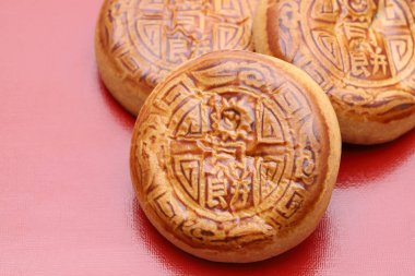 Çin orta sonbahar festivali için geleneksel mooncake