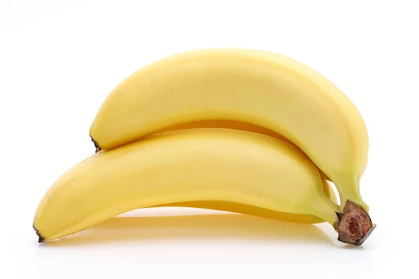 Ein Bündel Frischer Bananen Isoliert Auf Weißem Hintergrund — Stockfoto