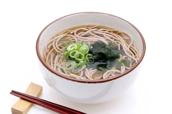 Japanese Instant Chikin Noodles Bowl White Background — Stock Photo, Image