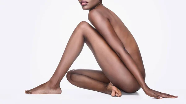 Beautiful African American Body Girl — Stock Photo, Image