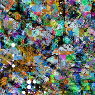 Soyut dijital resim dokusu. eklenti sanatı. Fraktal doku