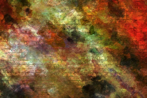 Textura Pintura Digital Abstrata Textura Art Fractal Plugin — Fotografia de Stock