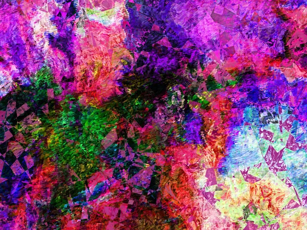 Abstract Digital Painting Texture Plugin Art Fractal Texture — Stock Photo, Image