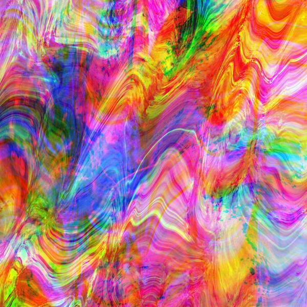 Abstrakt Digital Maleri Tekstur Plugin Art Fractal Tekstur - Stock-foto