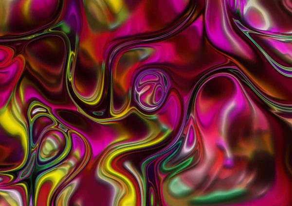 Abstrakt Digital Målning Struktur Plugin Art Fractal Textur Webb Tempelate — Stockfoto