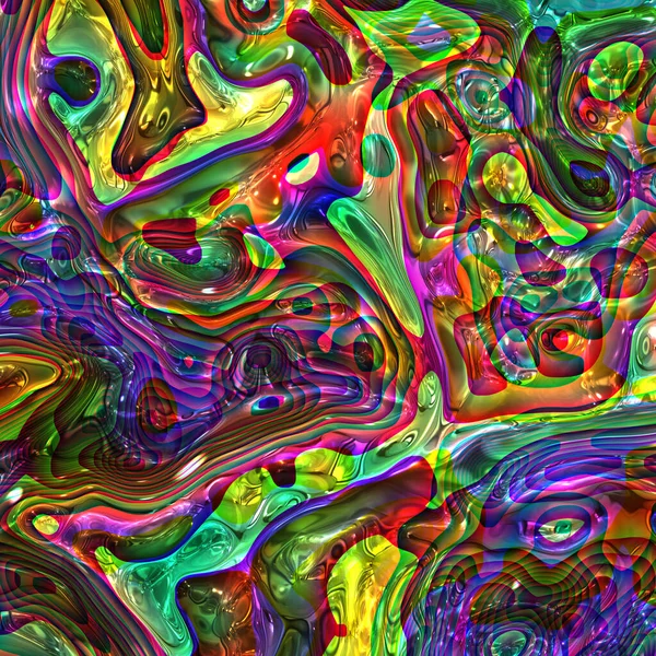 Abstrakt Digital Målning Struktur Plugin Art Fractal Textur Webb Tempelate — Stockfoto