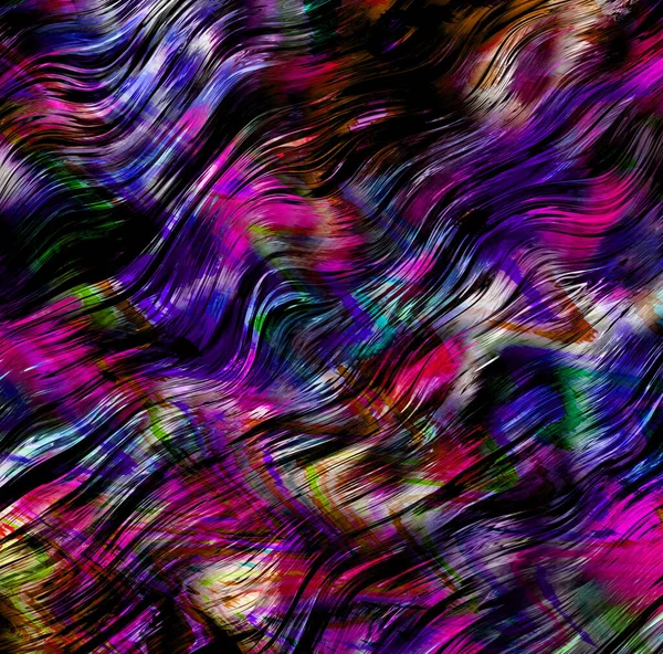 Abstrakt Digital Målning Struktur Plugin Art Fractal Textur Webb Tempelate — Stockfoto