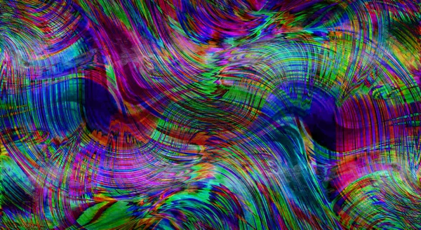 Abstrakt Digital Målning Struktur Plugin Art Fractal Textur Webb Tempelate — Stockfoto