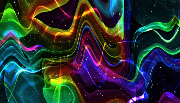 Abstrakt Digital Målning Struktur Plugin Art Fractal Textur Webb Tempelate — Stockfoto