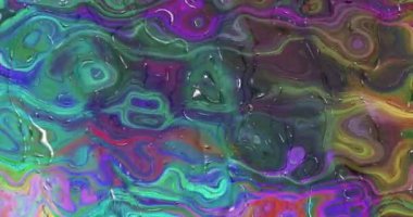 Soyut renkli animasyon. Çok renkli sıvı arkaplan. Güzel Gradyan dokusu, soyut çok renkli arkaplan.